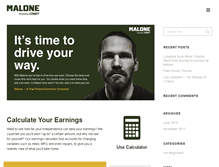 Tablet Screenshot of joinmalone.com